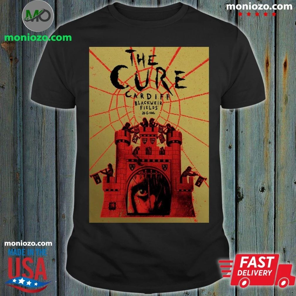 The Cure Cardiff UK 6 24 2026 Poster Shirt