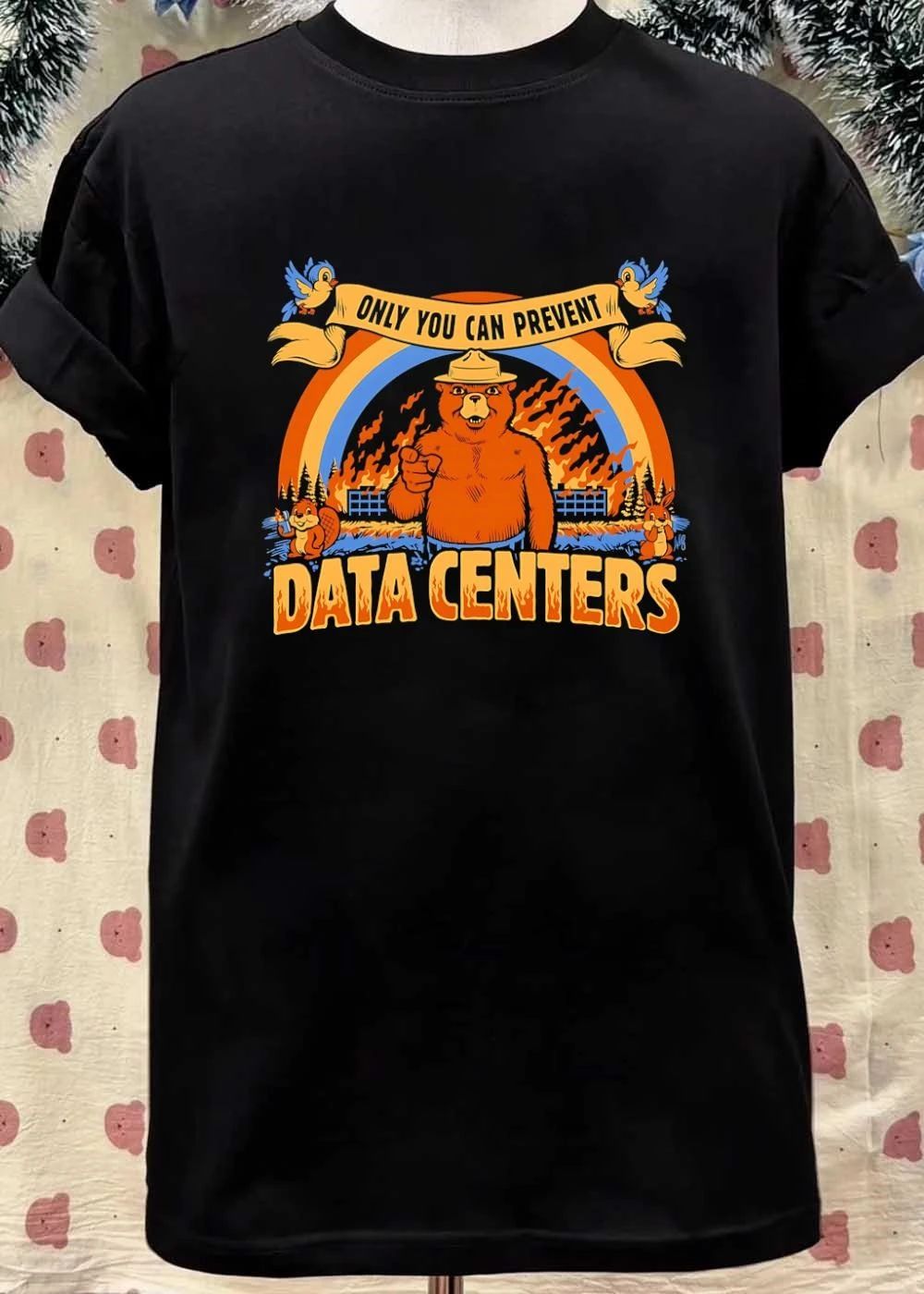 Only You Can Prevent Data Centers Smokey Bear shirt