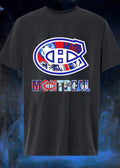 Montreal Canadiens Logo Sports Teams Mashup T-Shirt