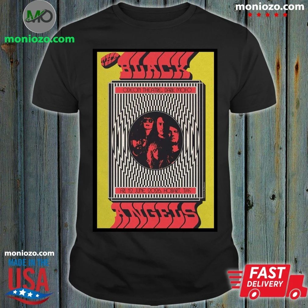 The Black Angels Hobart, Odeon Theatre June 12, 2026 Poster Shirt