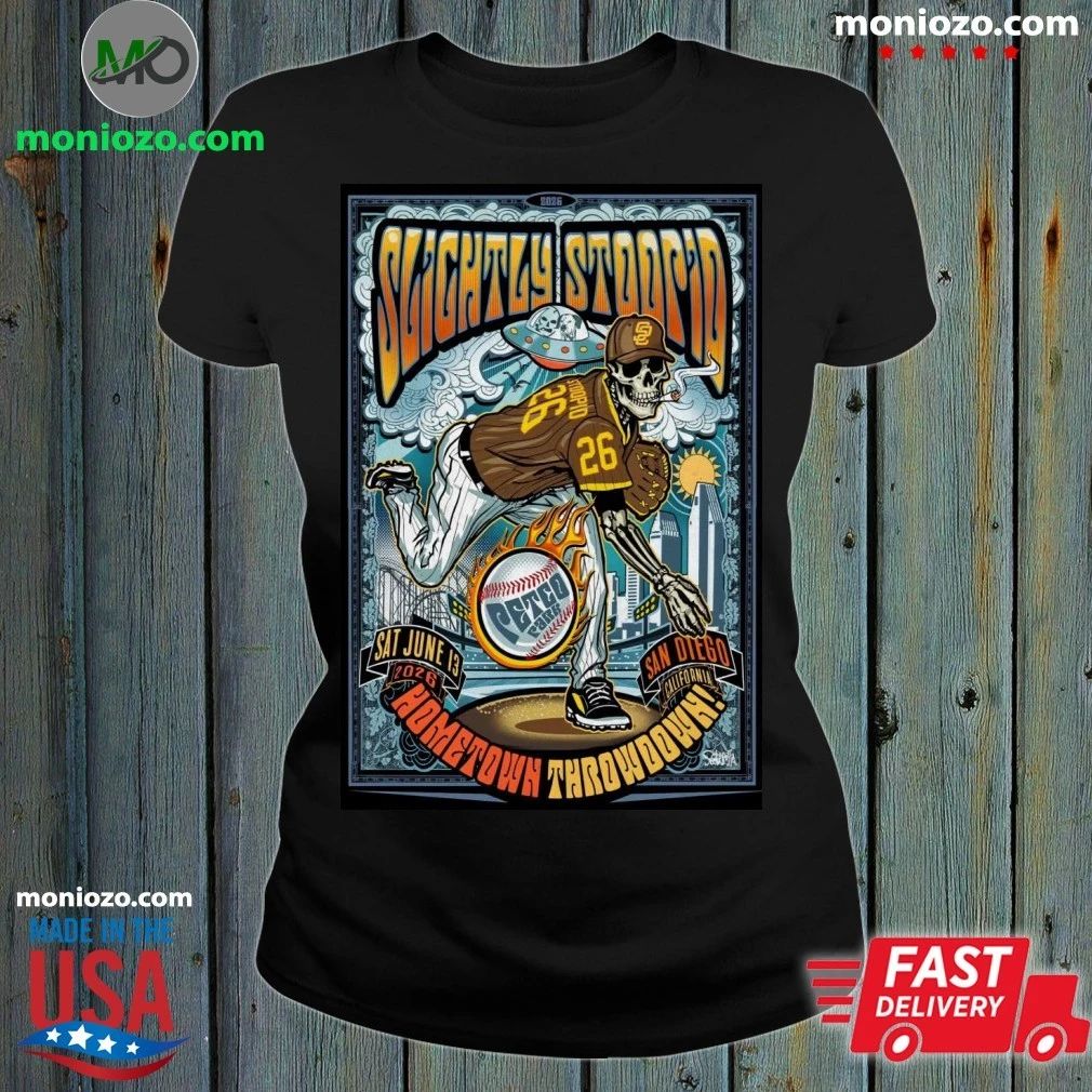 Original Slightly Stoopid San Diego CA Tour On June 13 2026 Poster T-Shirt