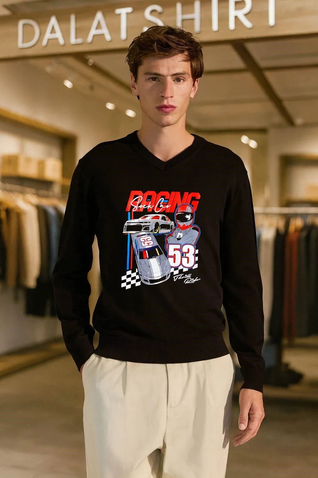 RACING stock car 53 shirt