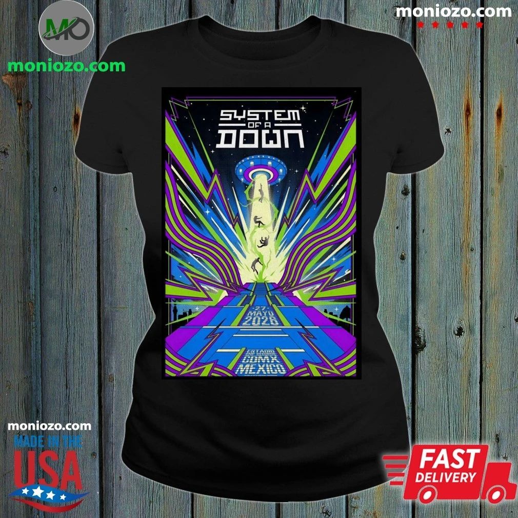 System Of A Down 5 27-5 28 2026 Mexico City Poster Shirt