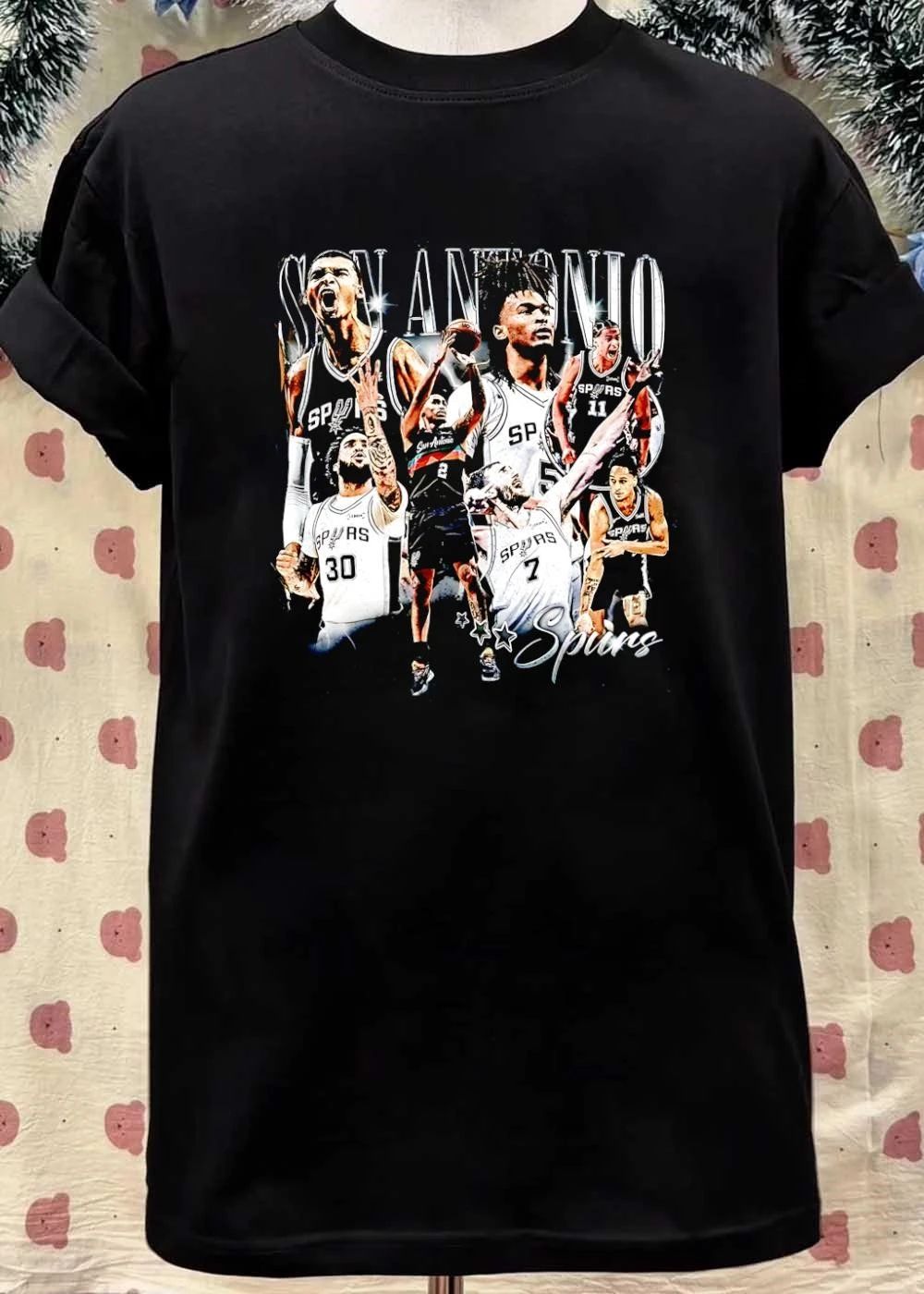 San Antonio Spurs Players Vintage 90s Bootleg shirt