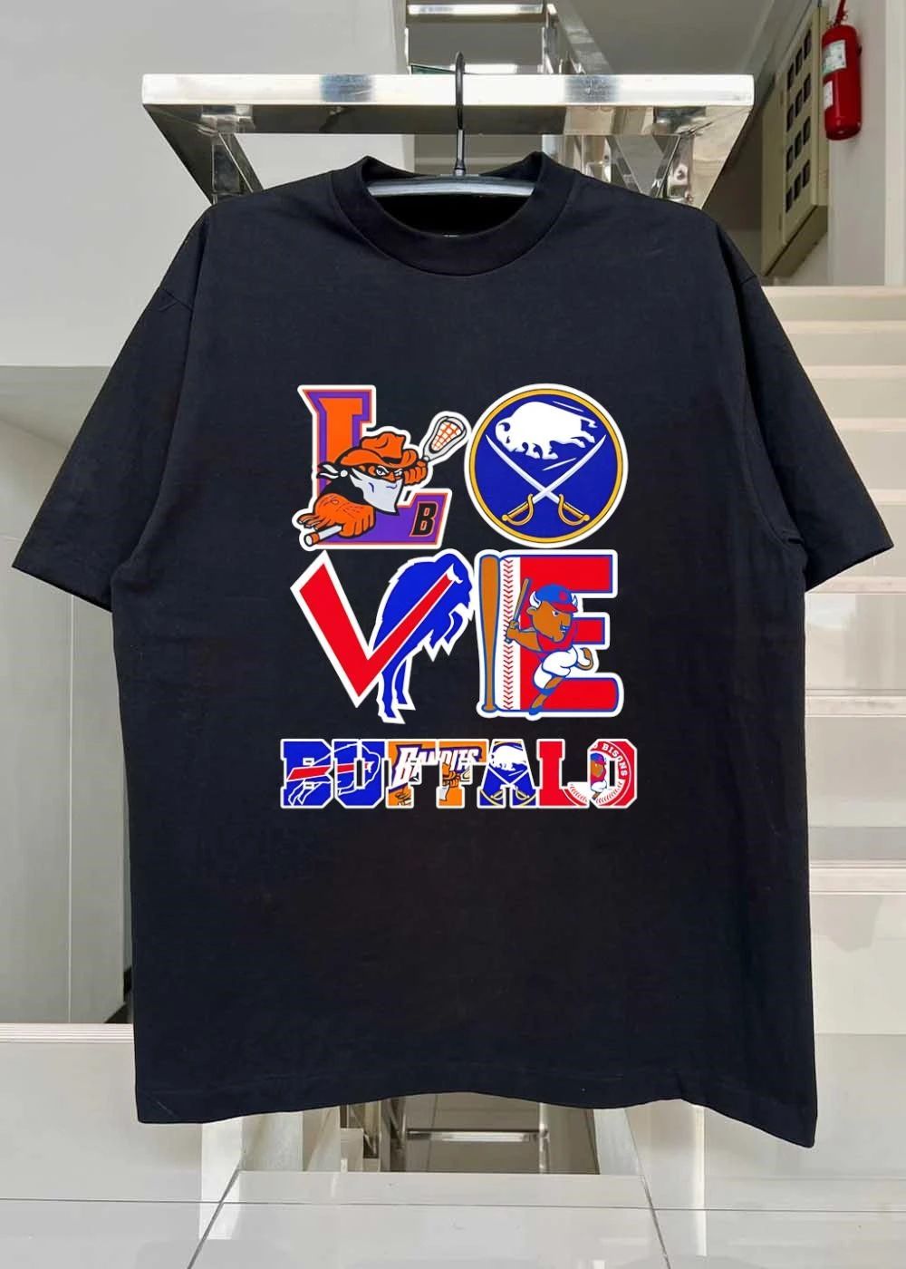 Buffalo Sports Teams Love Buffalo Logo T-Shirt
