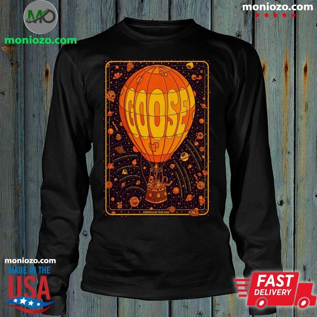 Original Poster Goose EU UK Tour 2026 Shirt