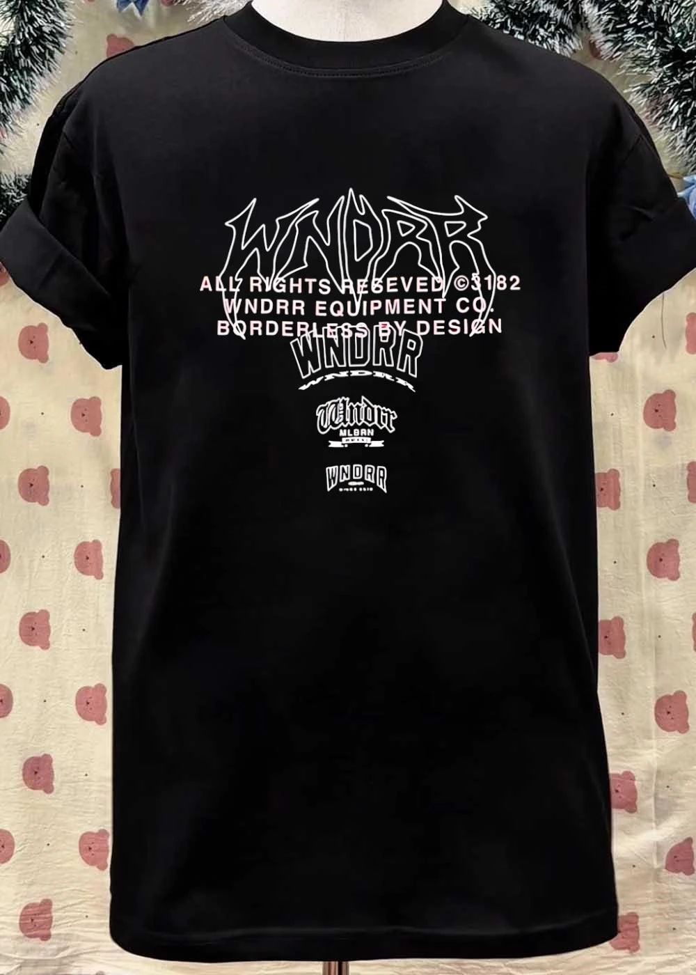 Wndrr Distorted Outline Logo T-Shirt