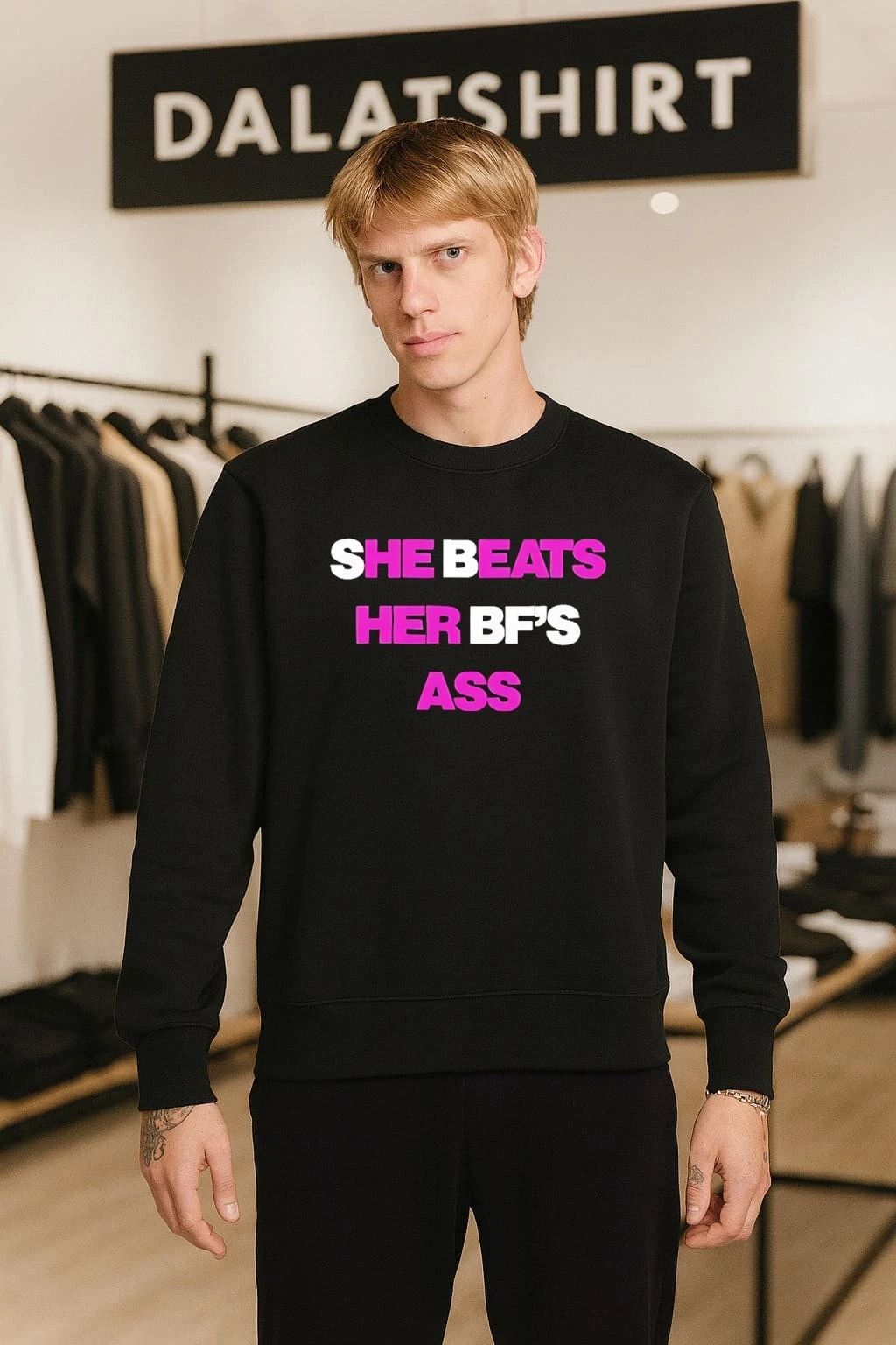 She Beats Her BF’s Ass shirt