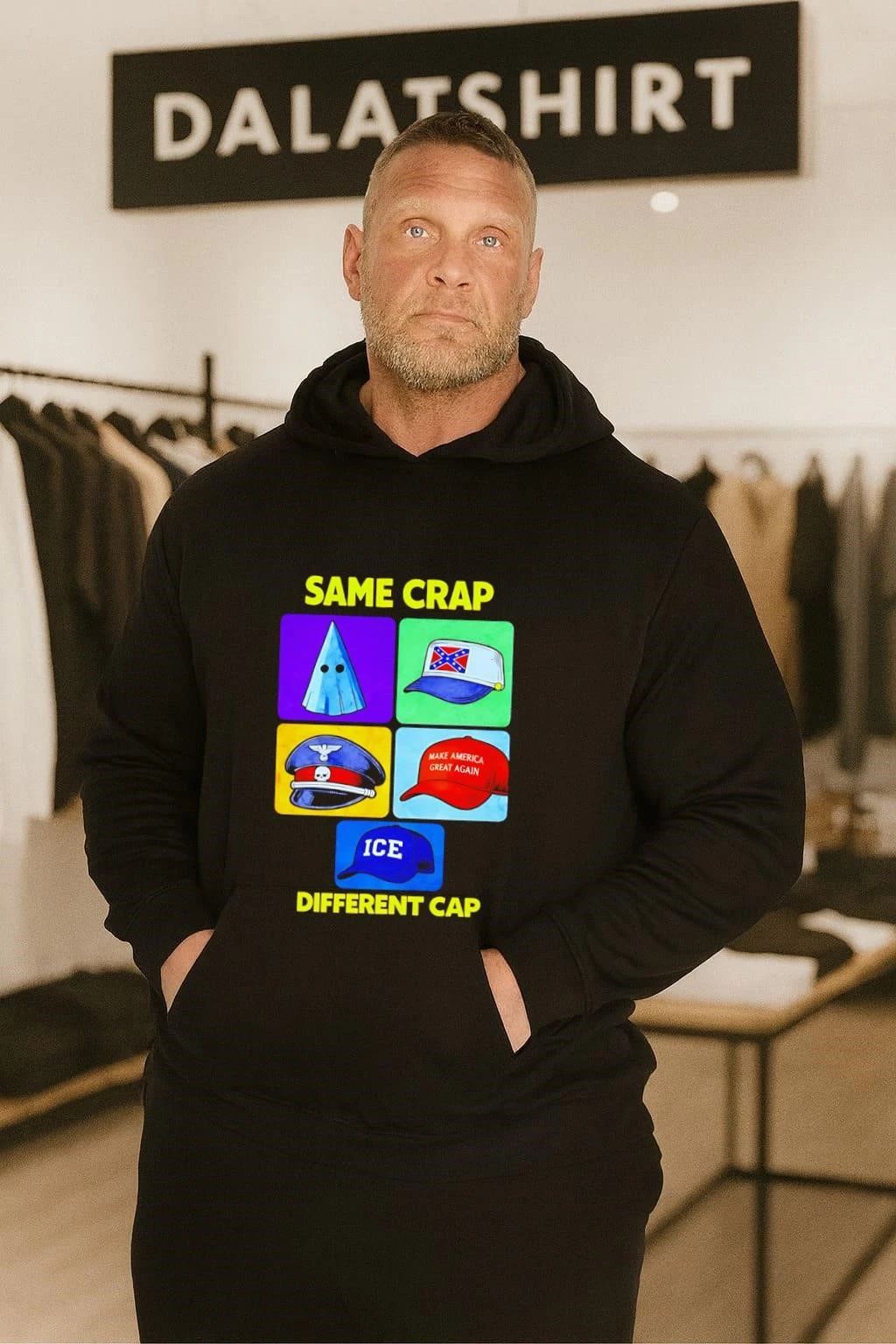 Same Crap Different Cap Political Protest Graphic shirt
