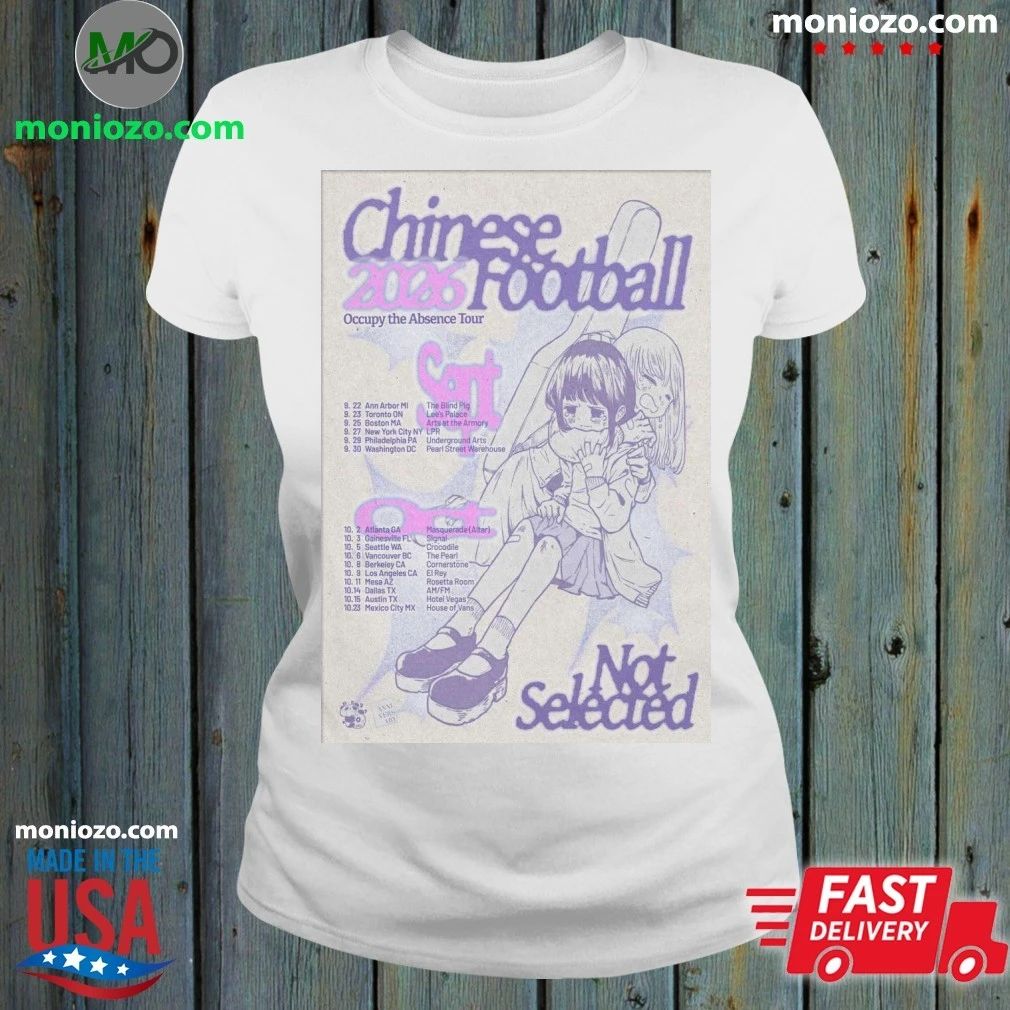Chinese Football Band Occupy The Absence Tour 2026 Poster Shirt