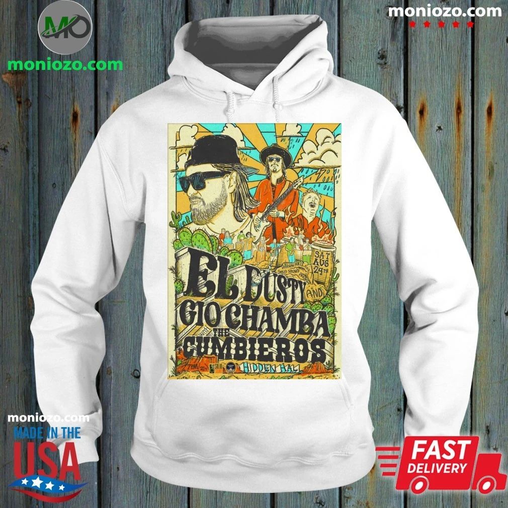 Original EL DUSTY And Gio Chamba In Seattle WA On Aug 29 2026 Tour Poster Shirt