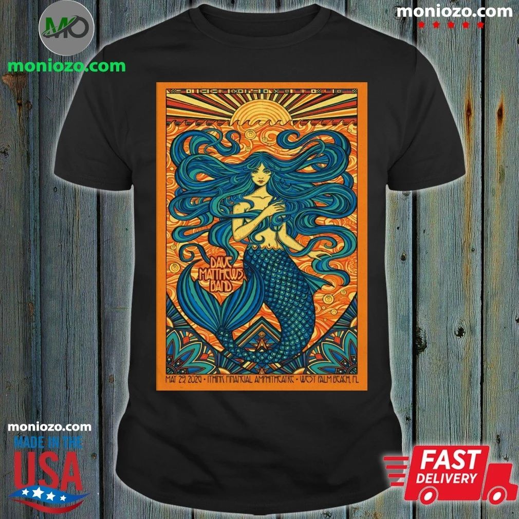 Dave Matthews Band May 29 2026 iTHINK Financial Amphitheatre In West Palm Beach FL Poster Shirt