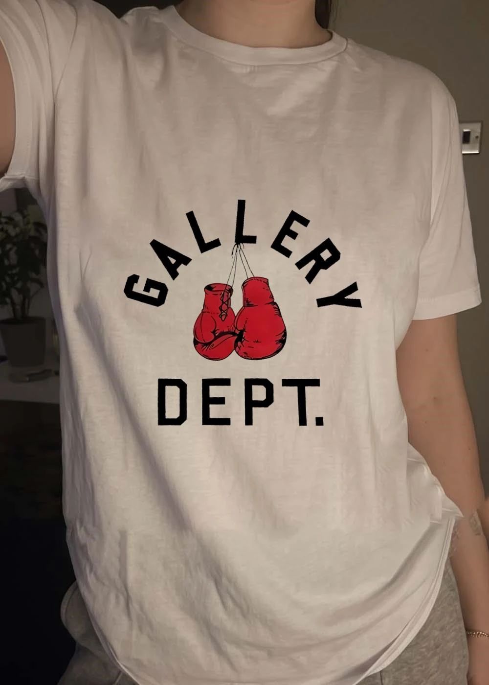 Gallery Dept Boxing Gloves Graphic Print 2026 Edition Streetwear Shirt