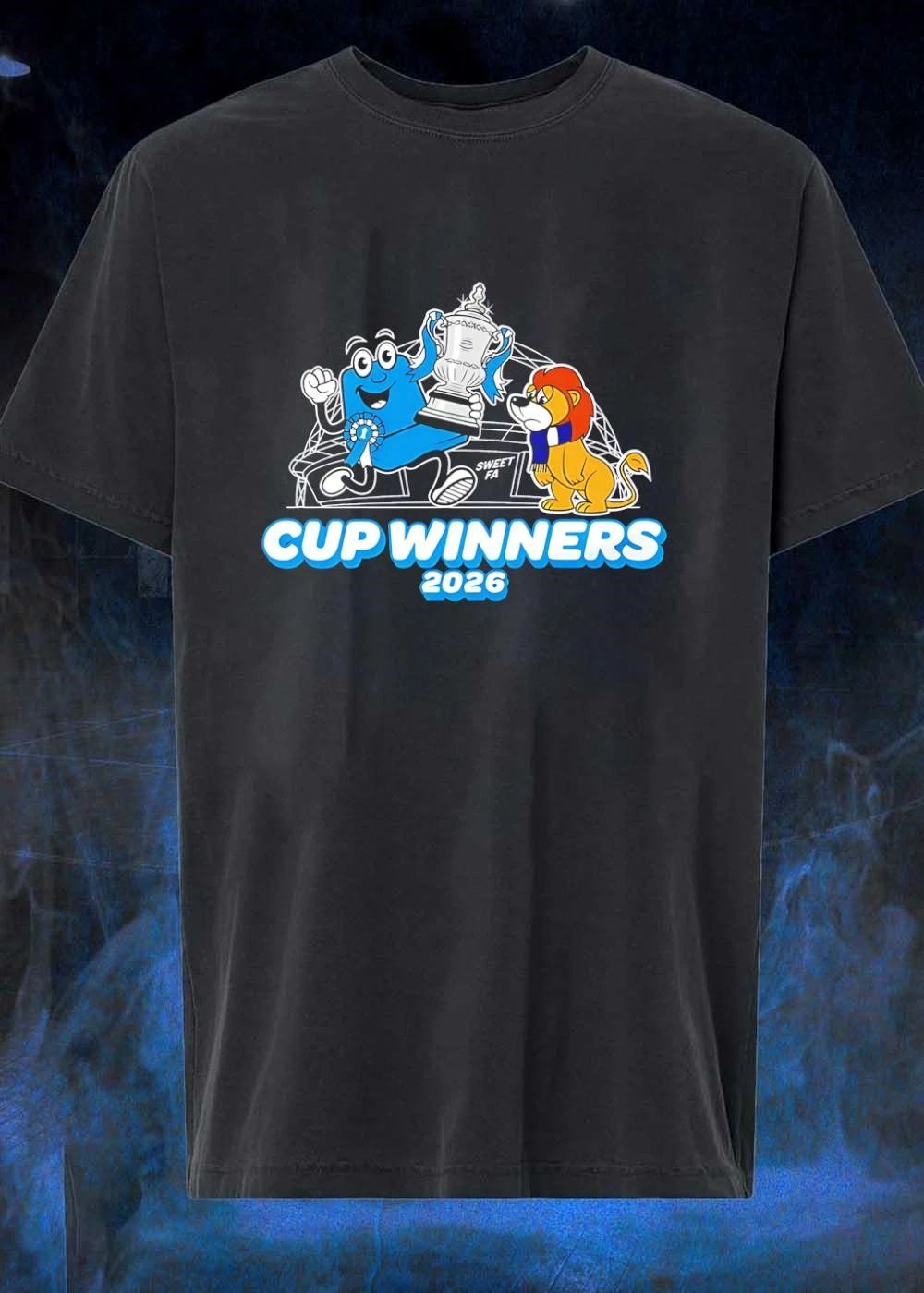 Man City Cup Winners 2026 Sweet FA Lion Trophy shirt