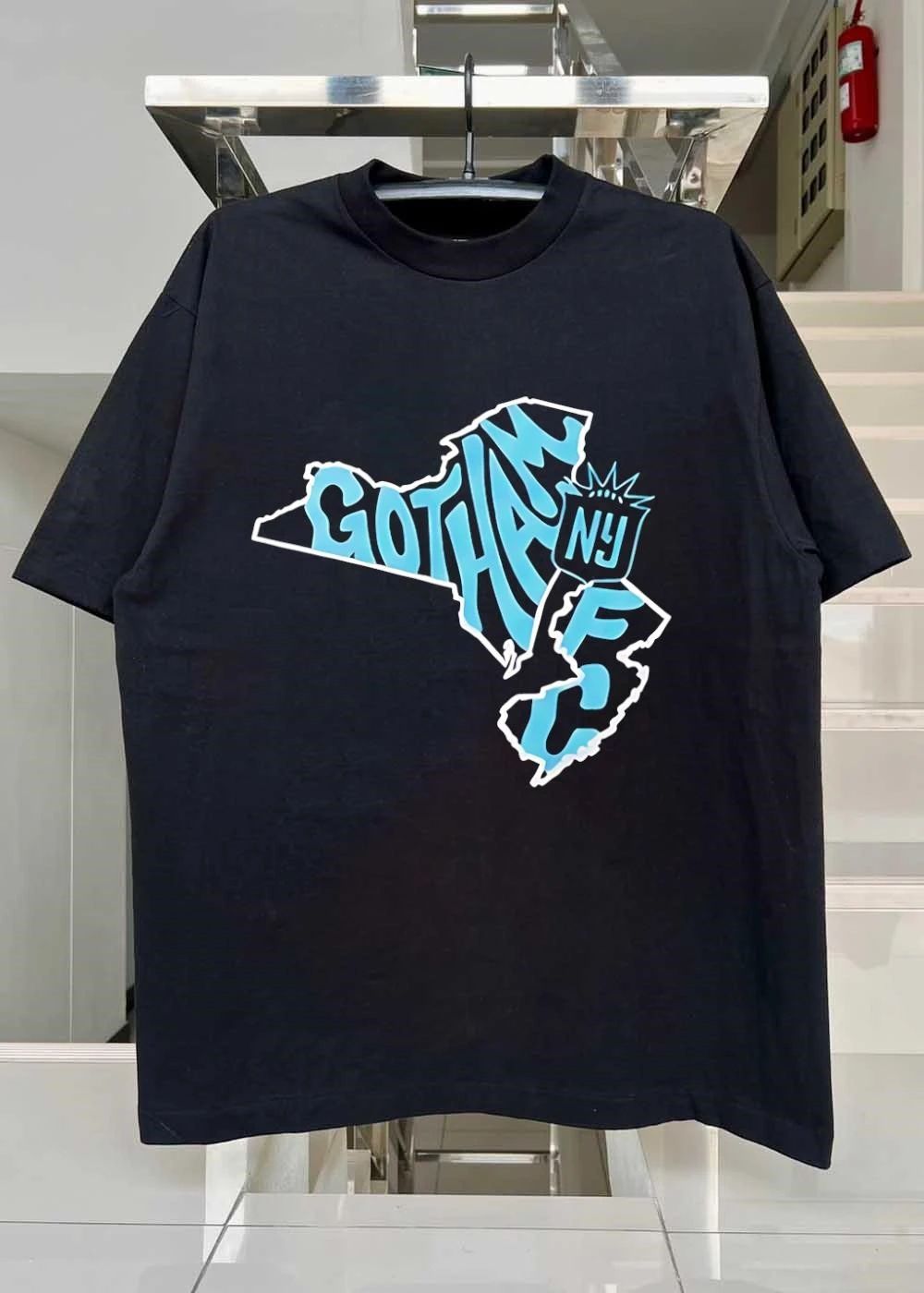 Gotham FC NY New York New Jersey Map shirt