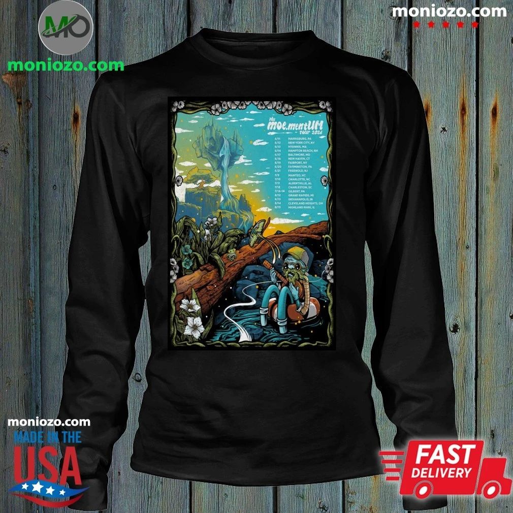 Original MoementUM Tour 2026 moe. Poster Shirt