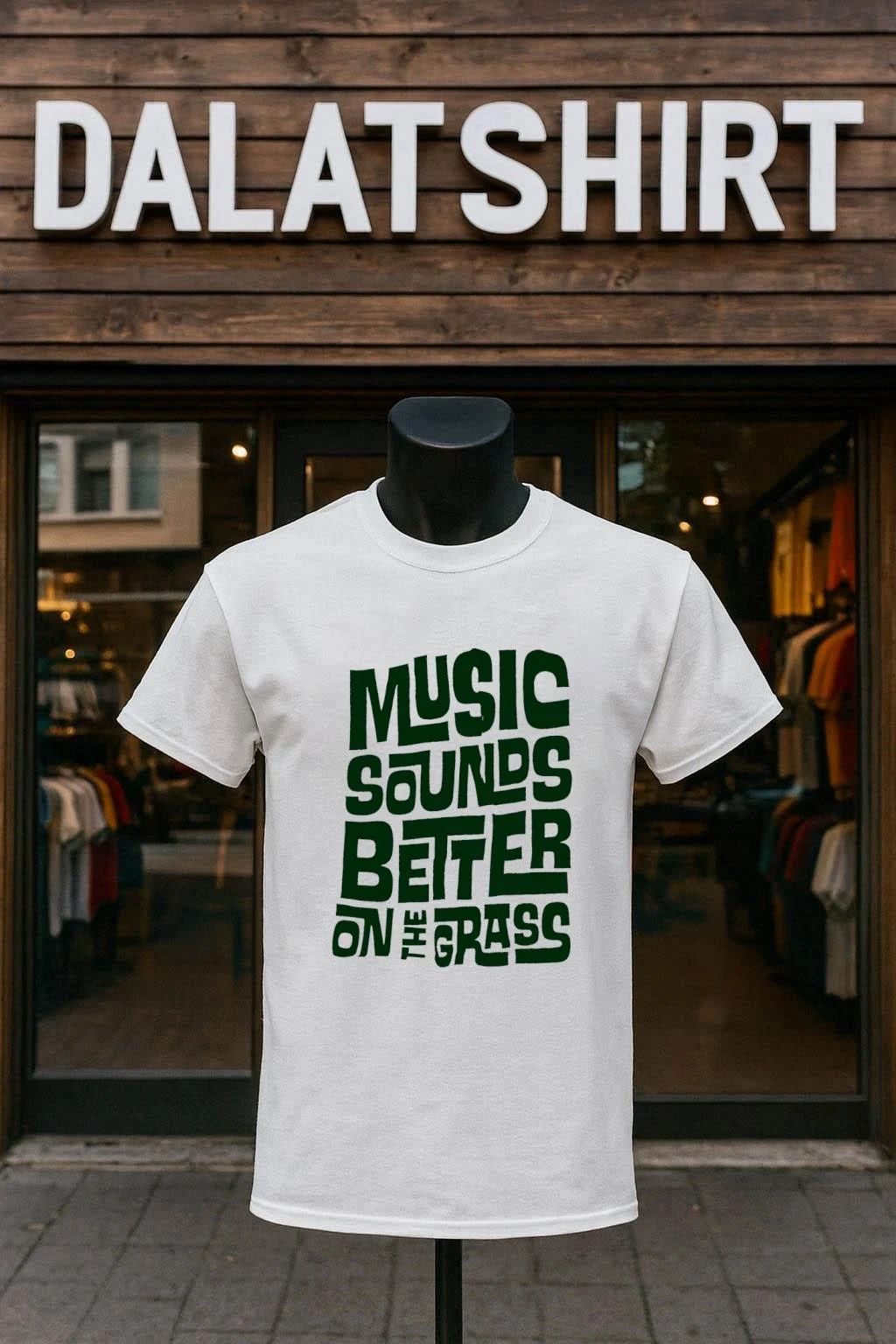 Music Sounds Better On The Grass shirt