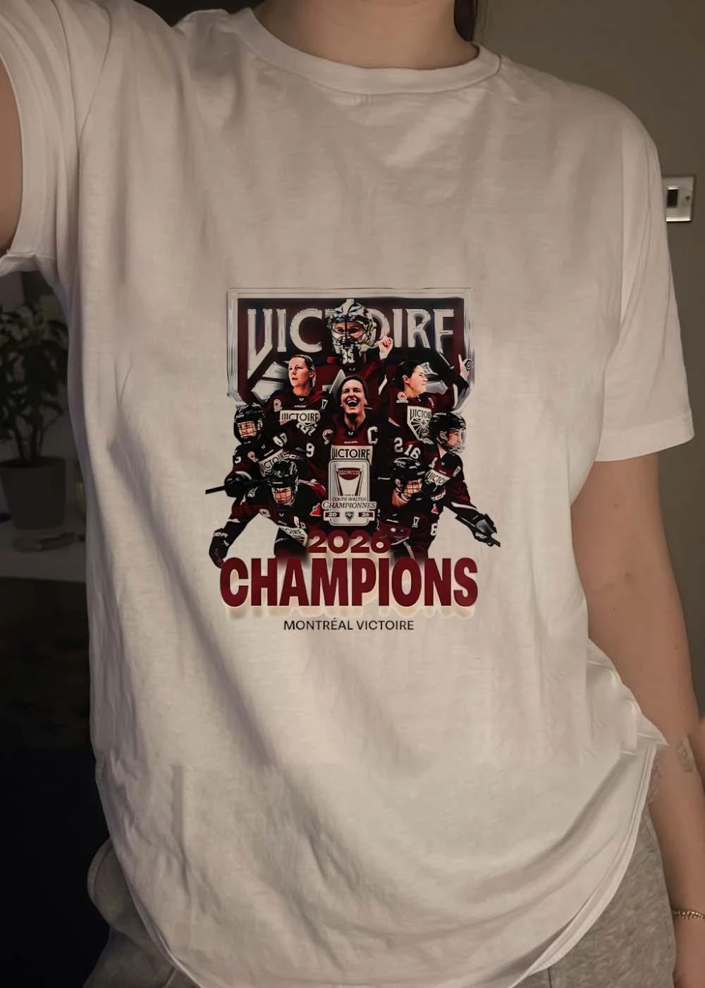 Montreal Victoire 2026 Walter Cup Champions LPHF Hockey shirt