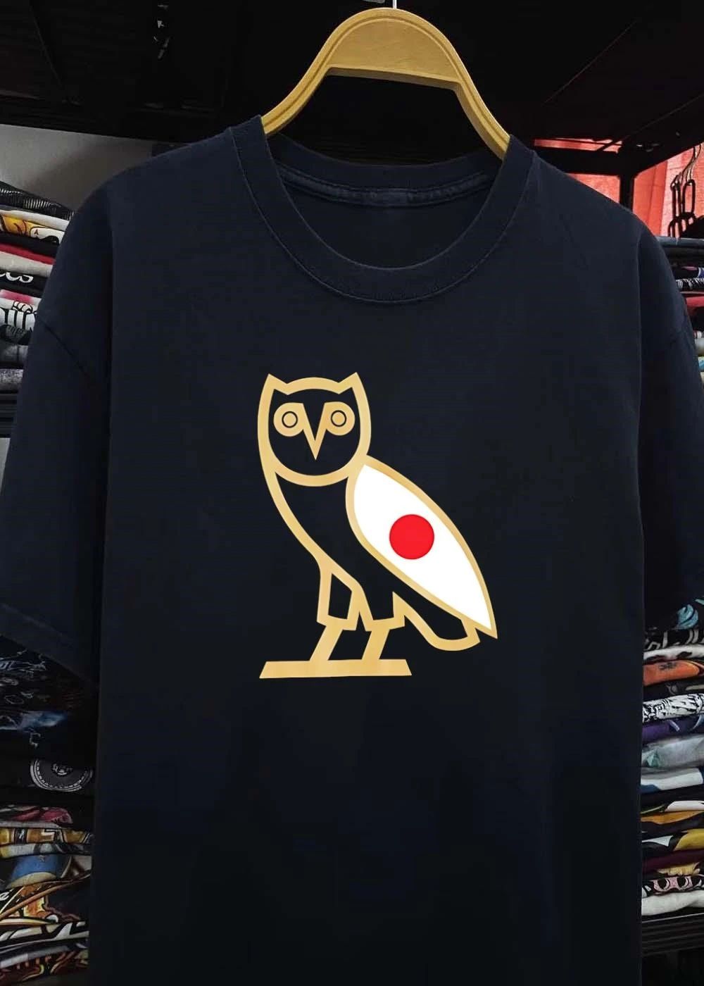 OVO Owl Japan Flag shirt