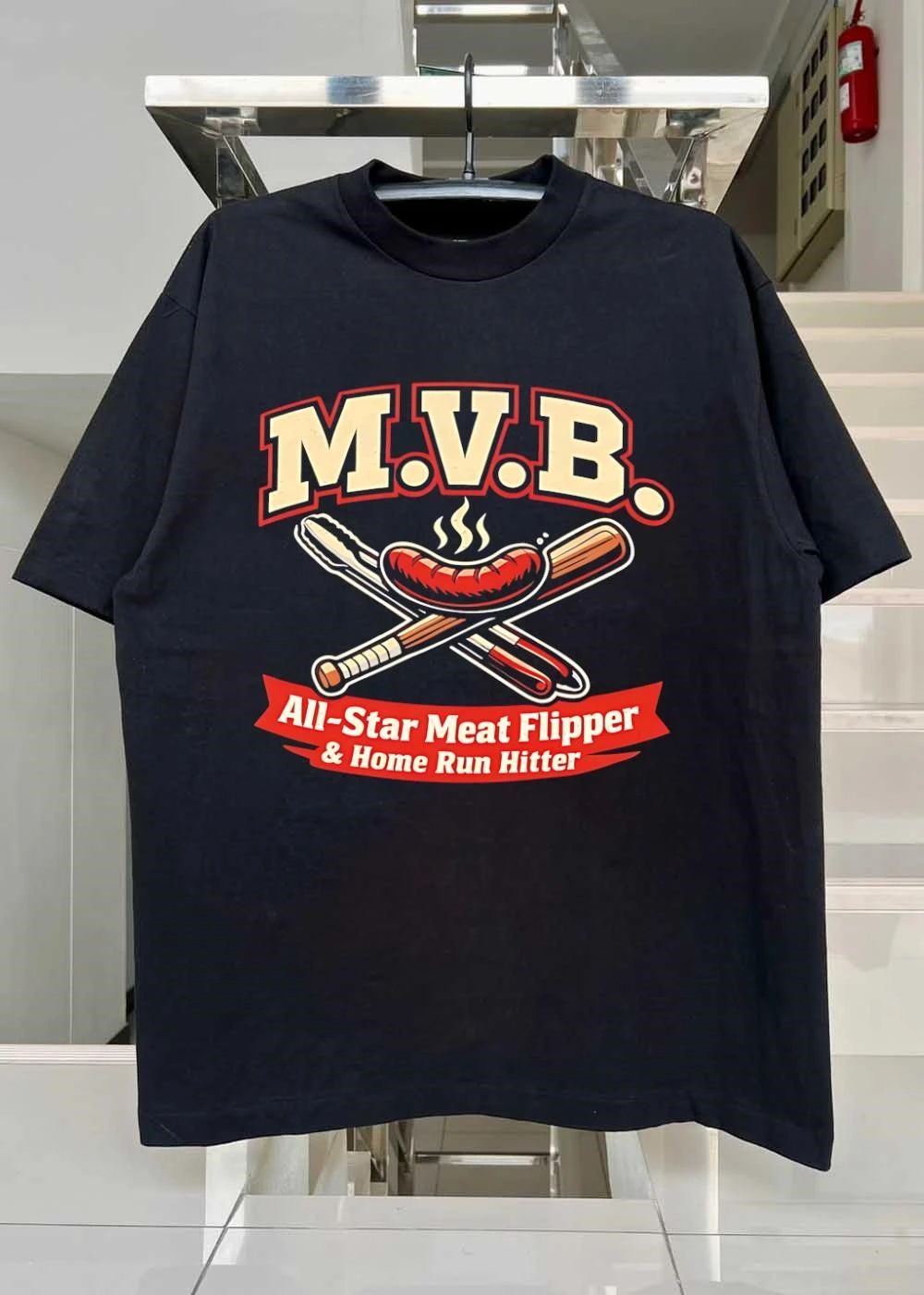 M.V.B All-Star Meat Flipper Home Run Hitter Baseball shirt