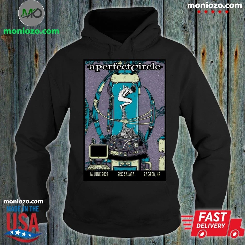 Original A Perfect Circle June 16 2026 SRC Šalata in Zagreb Croatia Poster T-Shirt