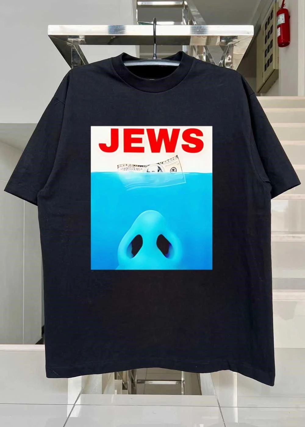 Jaws X Jews Dolar shirt