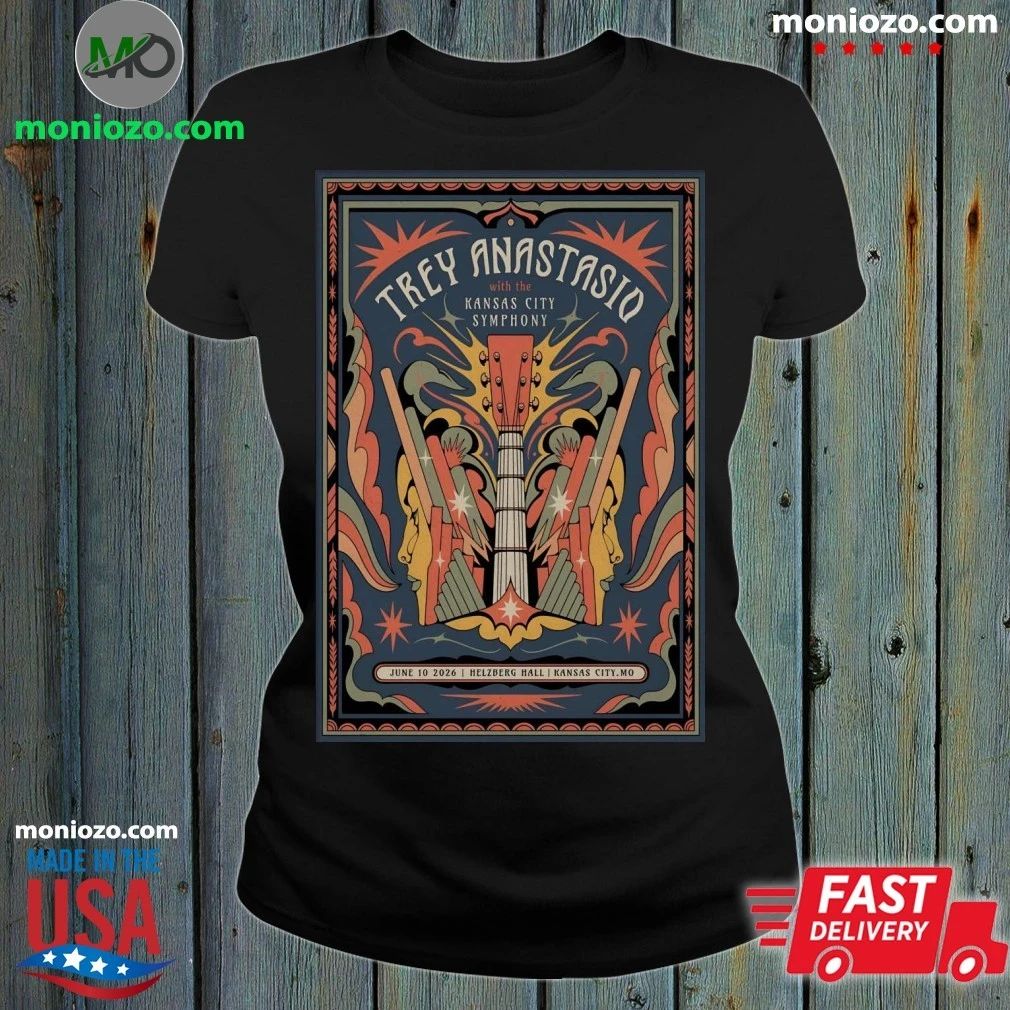 Trey Anastasio Helzberg Hall, Kansas City MO June 10 2026 Poster Shirt