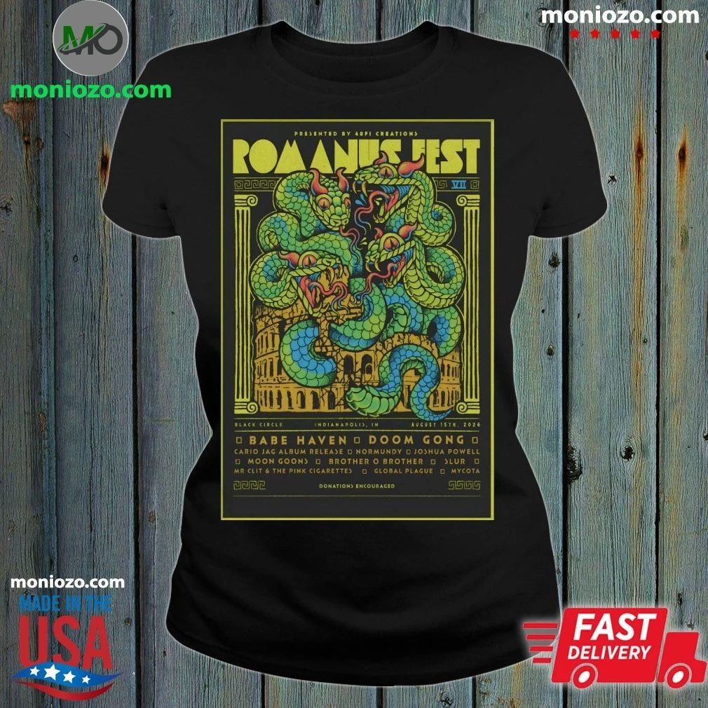 Romanus Fest In Indianapolis IN On Aug 15 2026 Poster Shirt