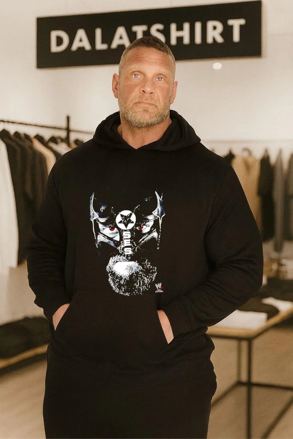 CM Punk Straight Edge Society Masked SES Wrestling shirt