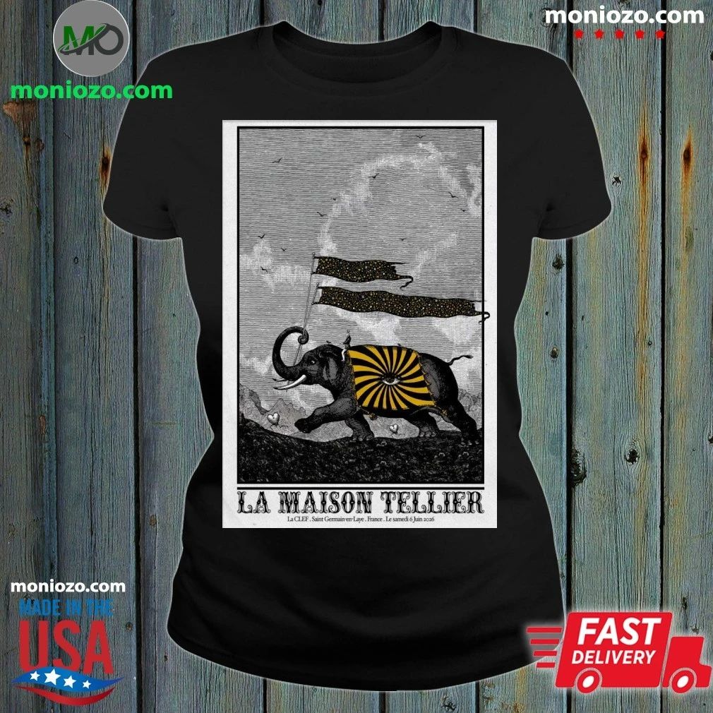 Original LA Maison Tellier June 06 2026 La CLEF, Saint-Germain-en-Laye, France Poster Shirt