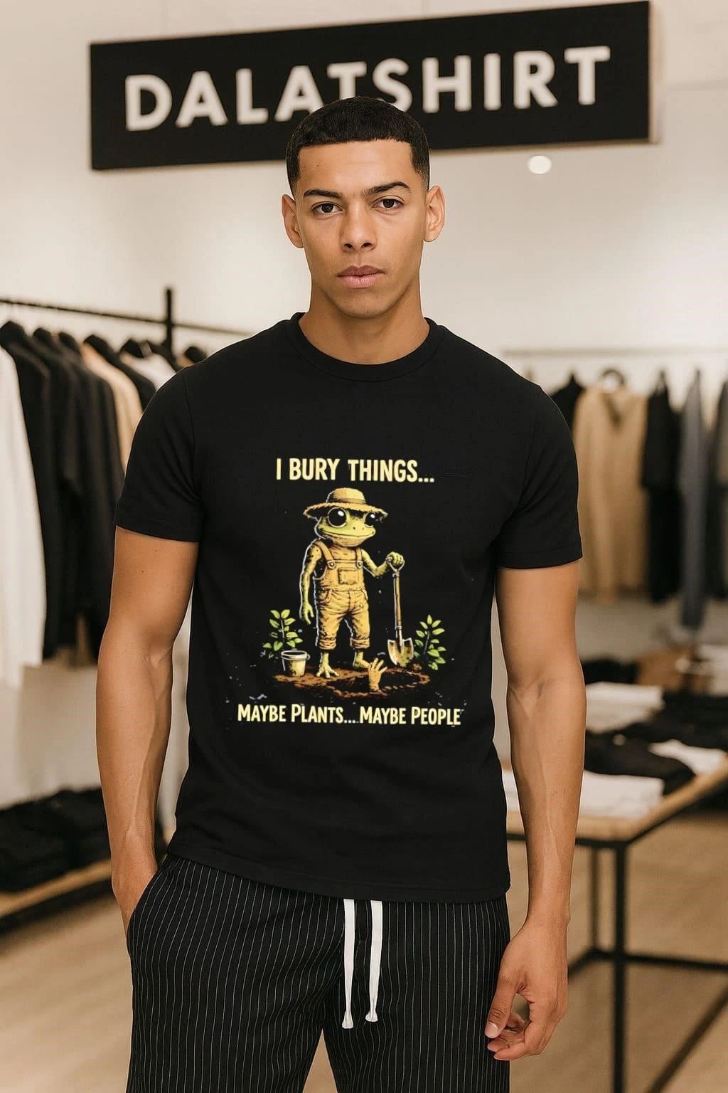 I Bury Things Maybe Plants Maybe People Flog shirt