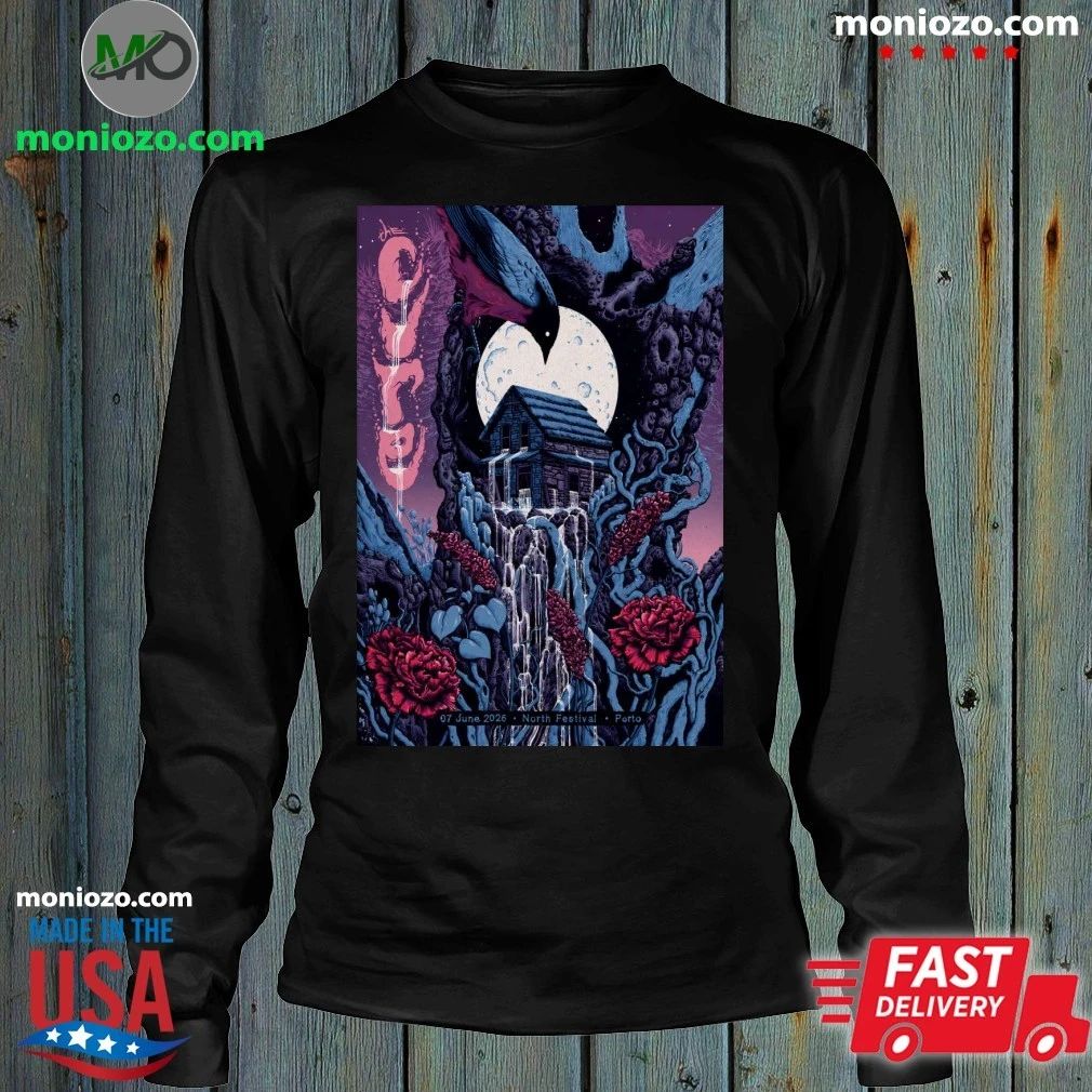 The Cure Porto Portugal 6 7 2026 Poster Shirt