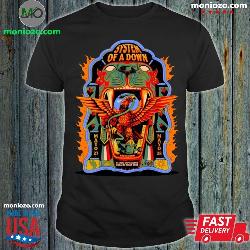 System Of A Down 5 27-5 28 2026 Mexico City Shirt