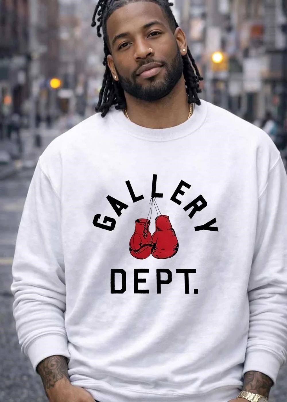 Gallery Dept Boxing Gloves Graphic Print 2026 Edition Streetwear Shirt
