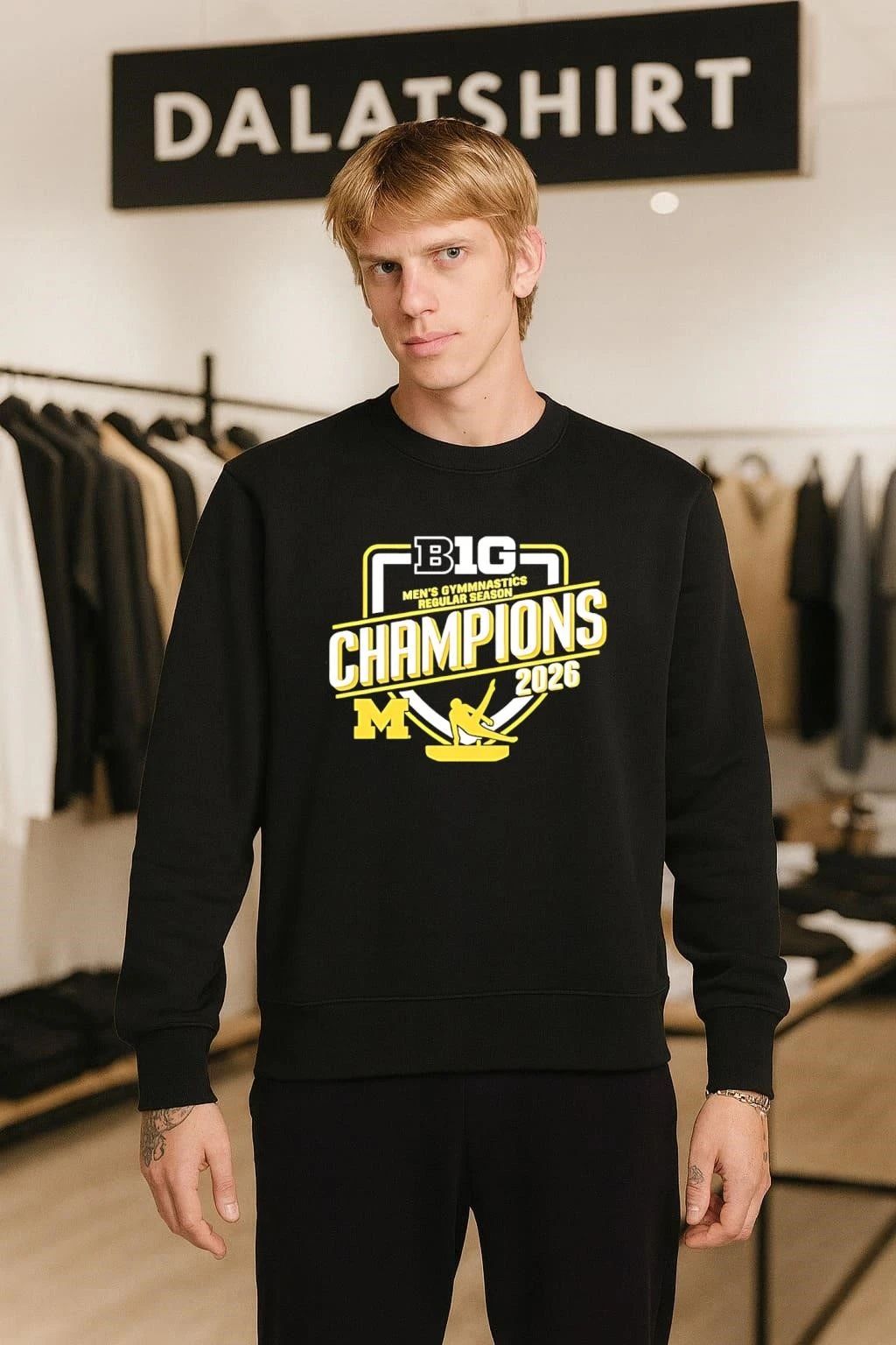Michigan Wolverines 2026 Men’s Gymnastics Big Ten Champions shirt