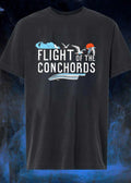 Flight Of The Conchords Flying Birds Clouds Musical Design T-Shirt