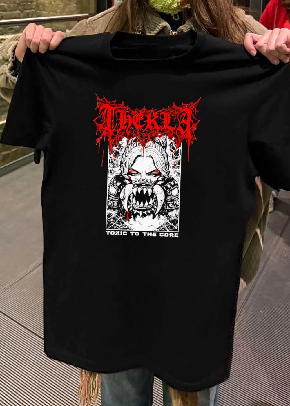 Therkla Toxic To The Core Woman Demon Mouth T-Shirt