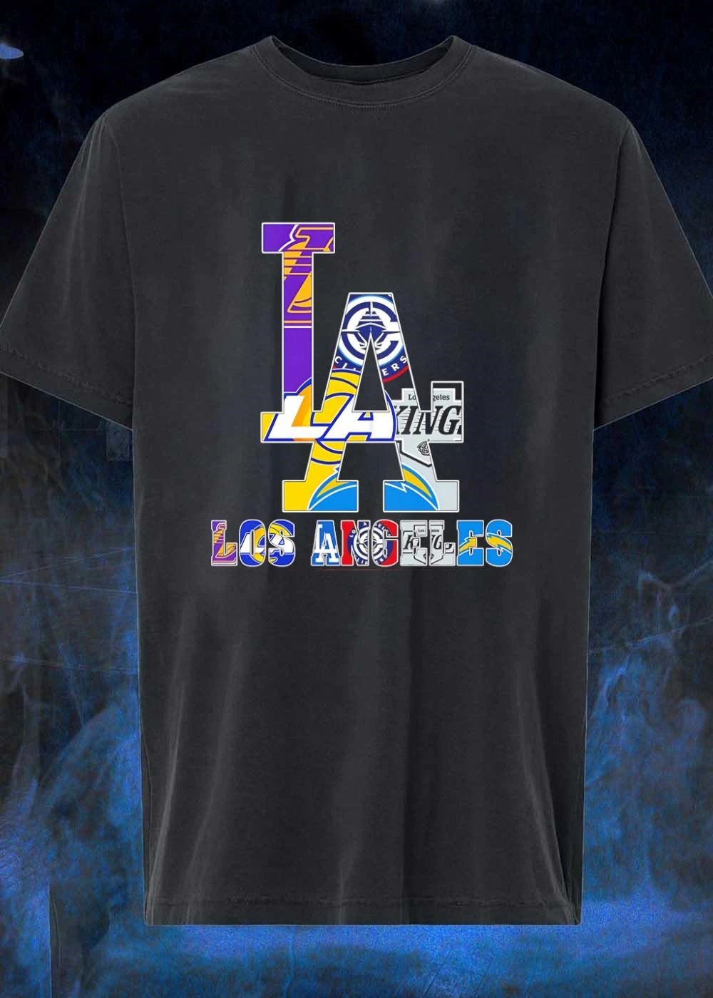 LA Los Angeles Sports Teams Logos T-Shirt