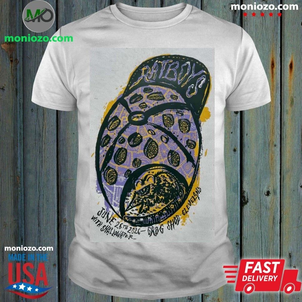 Original June 26 2026 Ratboys Cleveland Heights, Ohio Poster Shirt