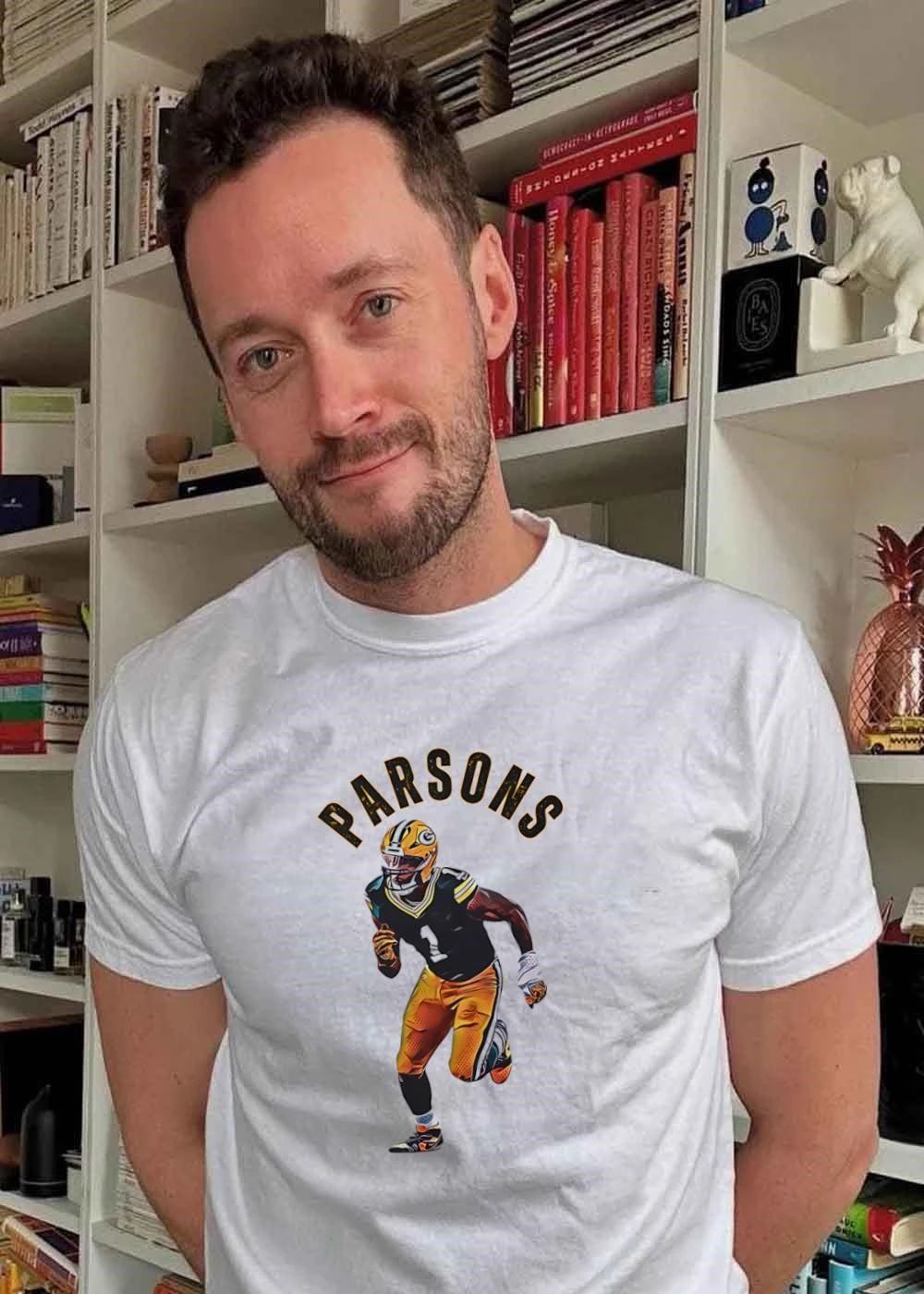 Parsons Green Bay Packers Football Player Number 1 shirt