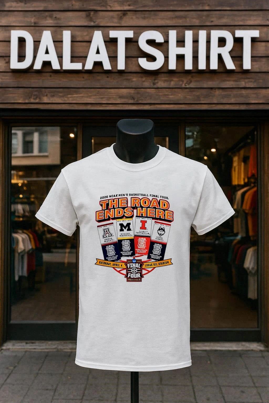2026 Men’s Basketball Final Four Tickets Arizona Michigan Illinois Uconn shirt
