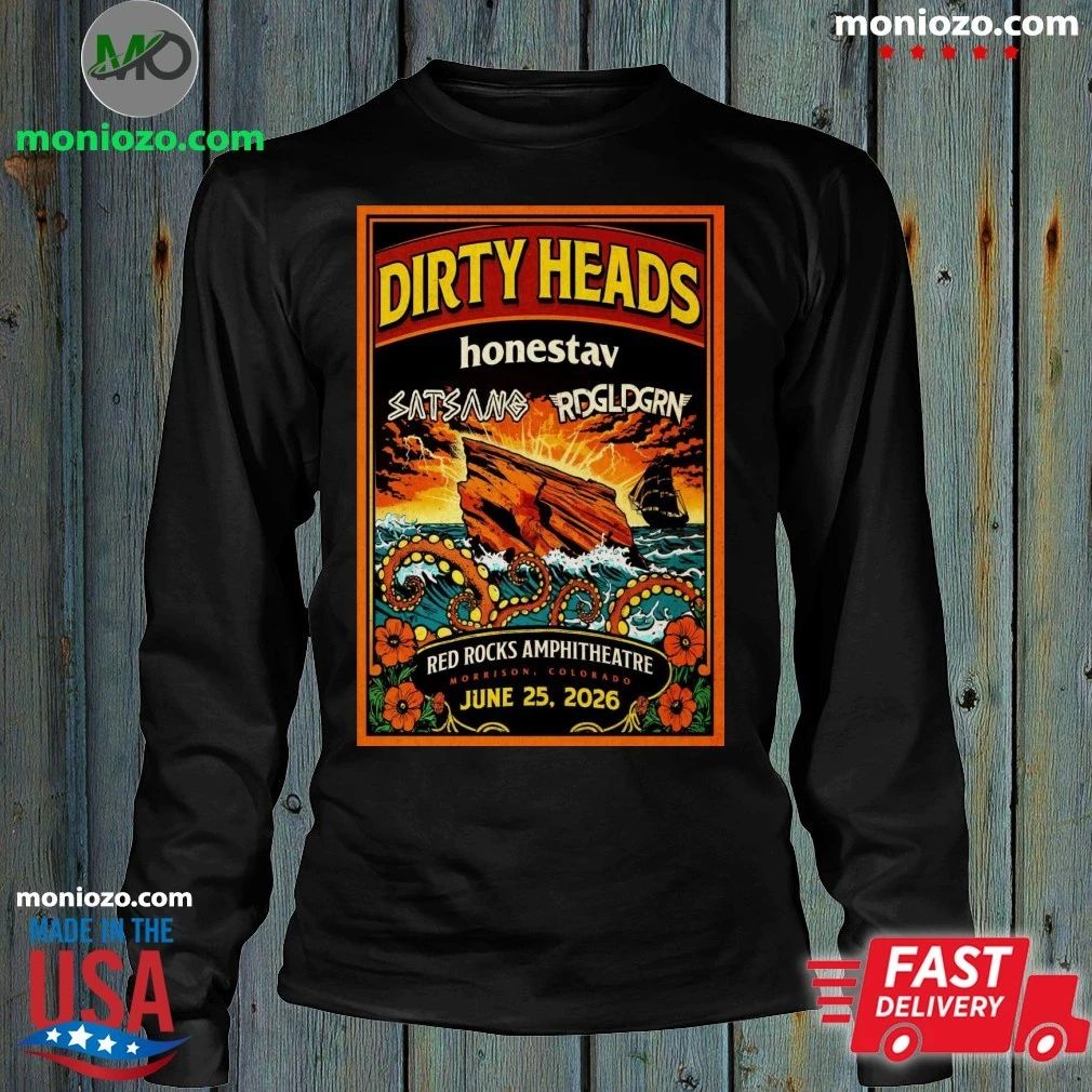 Dirty Heads Morrison Red Rocks Amphitheatre June 25 2026 Poster Shirt