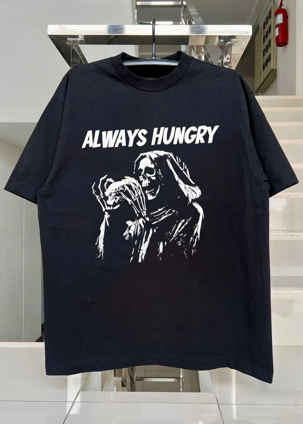 Skeleton always hungry Brennen Taylor shirt