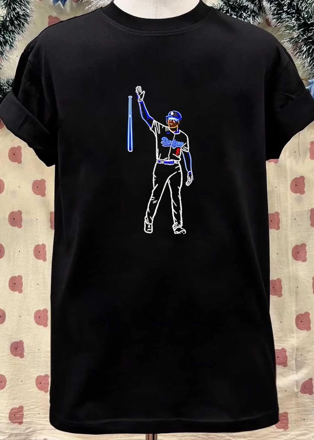 Dodgers Freddie Freeman Walk Off Homer neon shirt