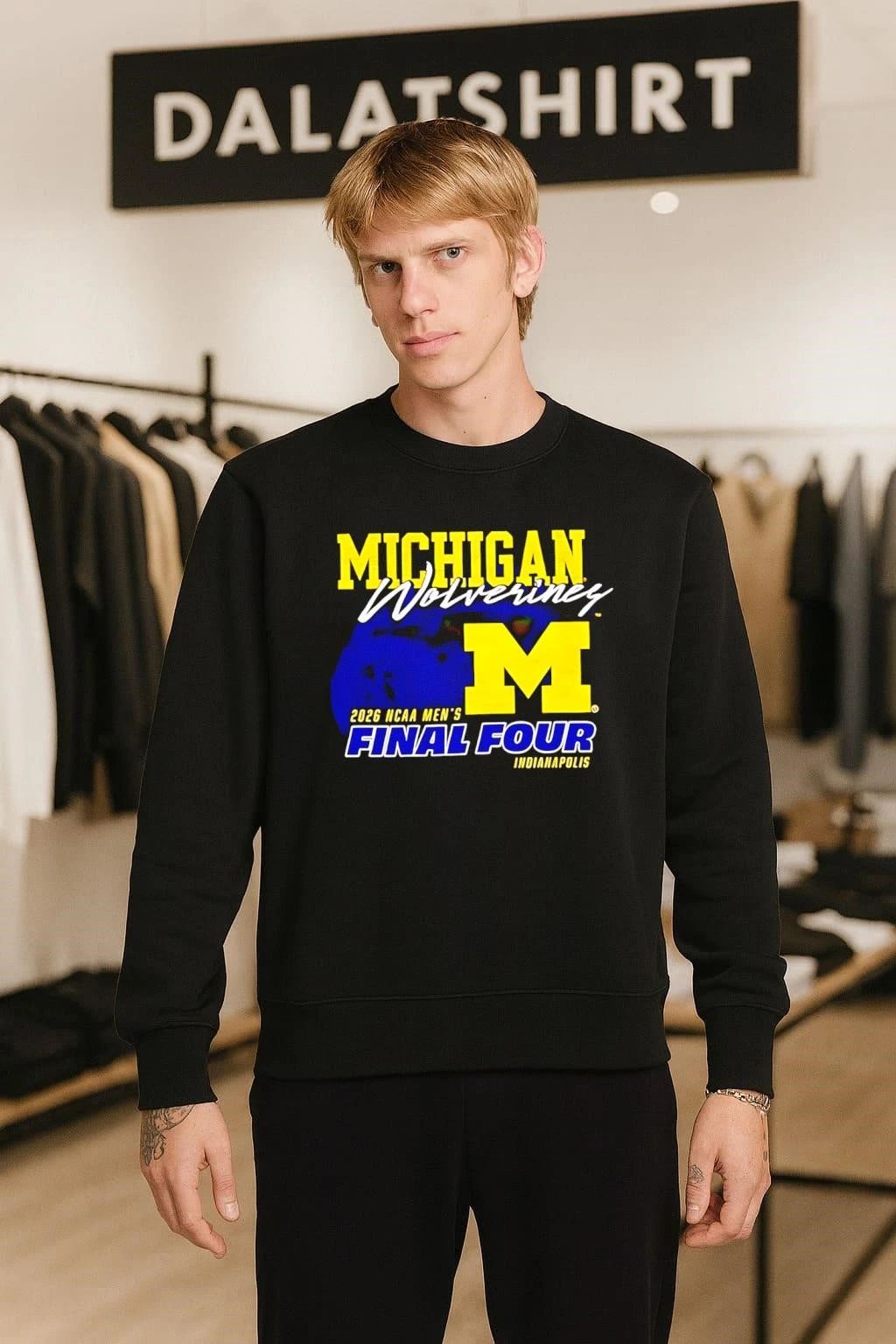 Michigan Wolverines 2026 NCAA Men’s Final Four basketball vintage shirt