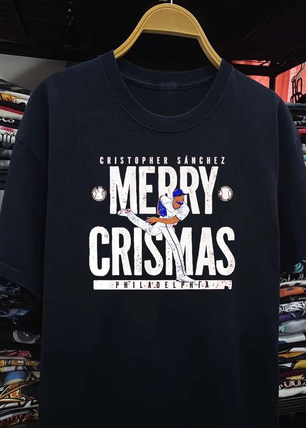 Philadelphia Phillies Cristopher Sanchez Merry Crismas shirt