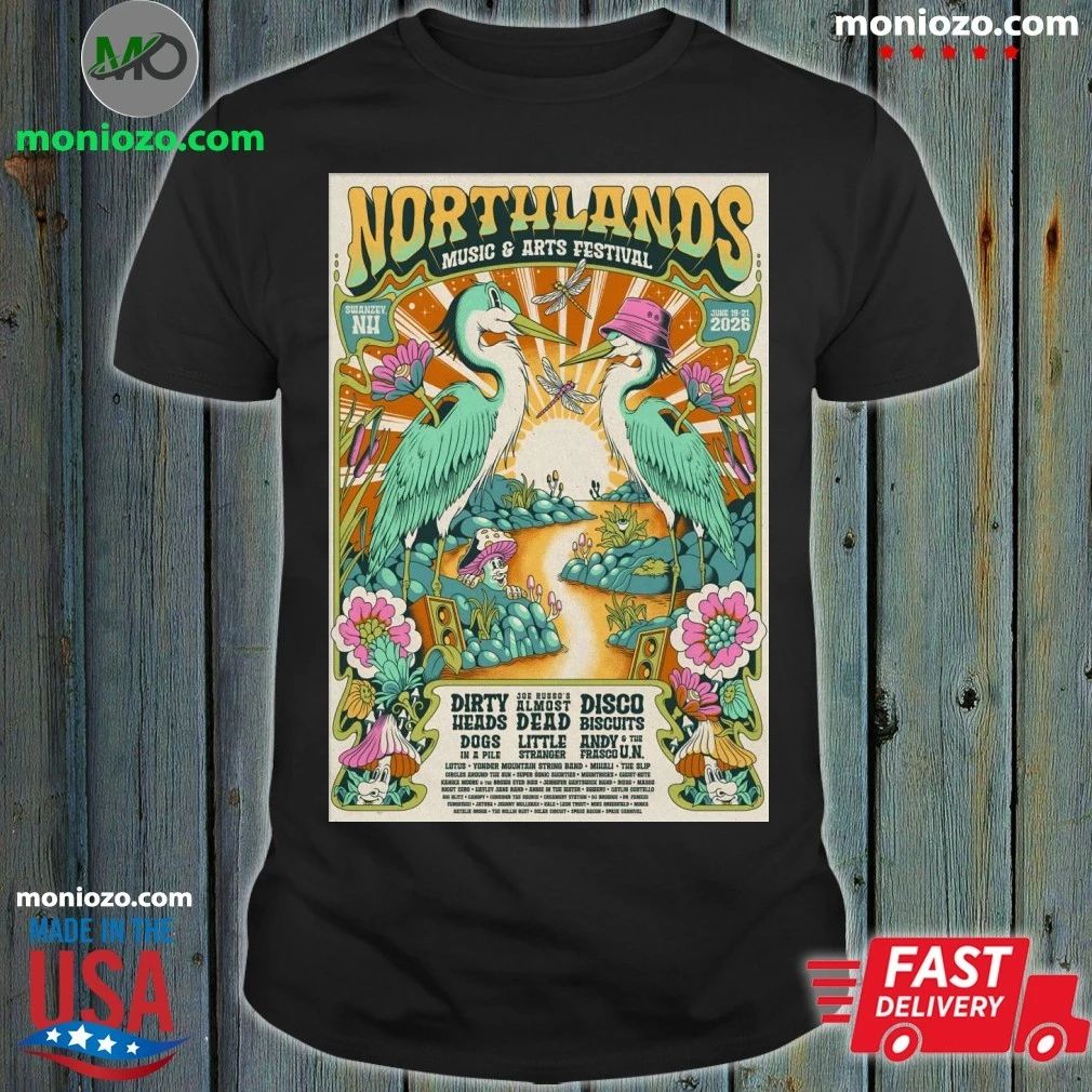 Original Northlands Music And Arts Festival June 19-21 2026 The Cheshire Fairgrounds in Swanzey NH Poster Shirt