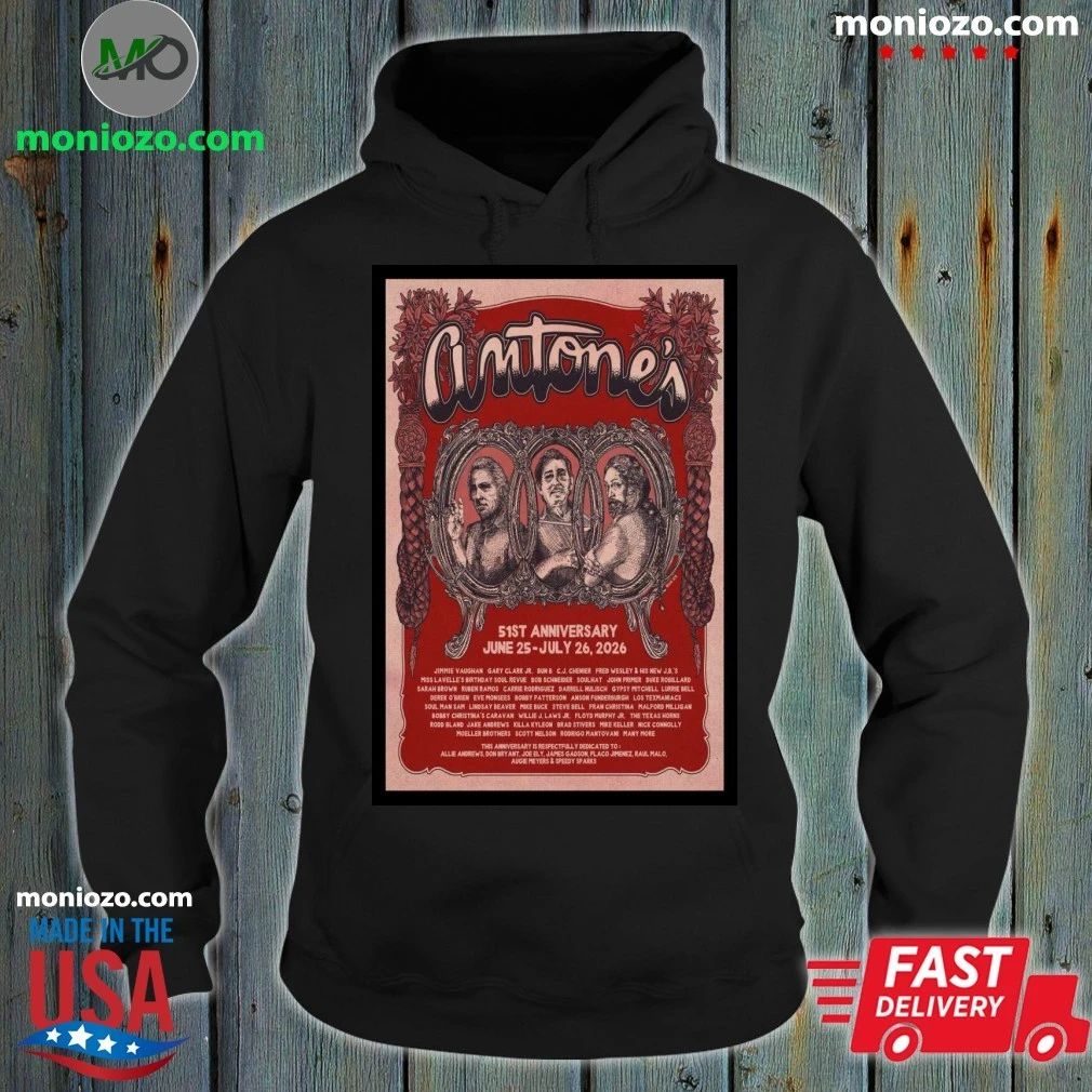 2026 Antone’s 51st Anniversary Poster Shirt