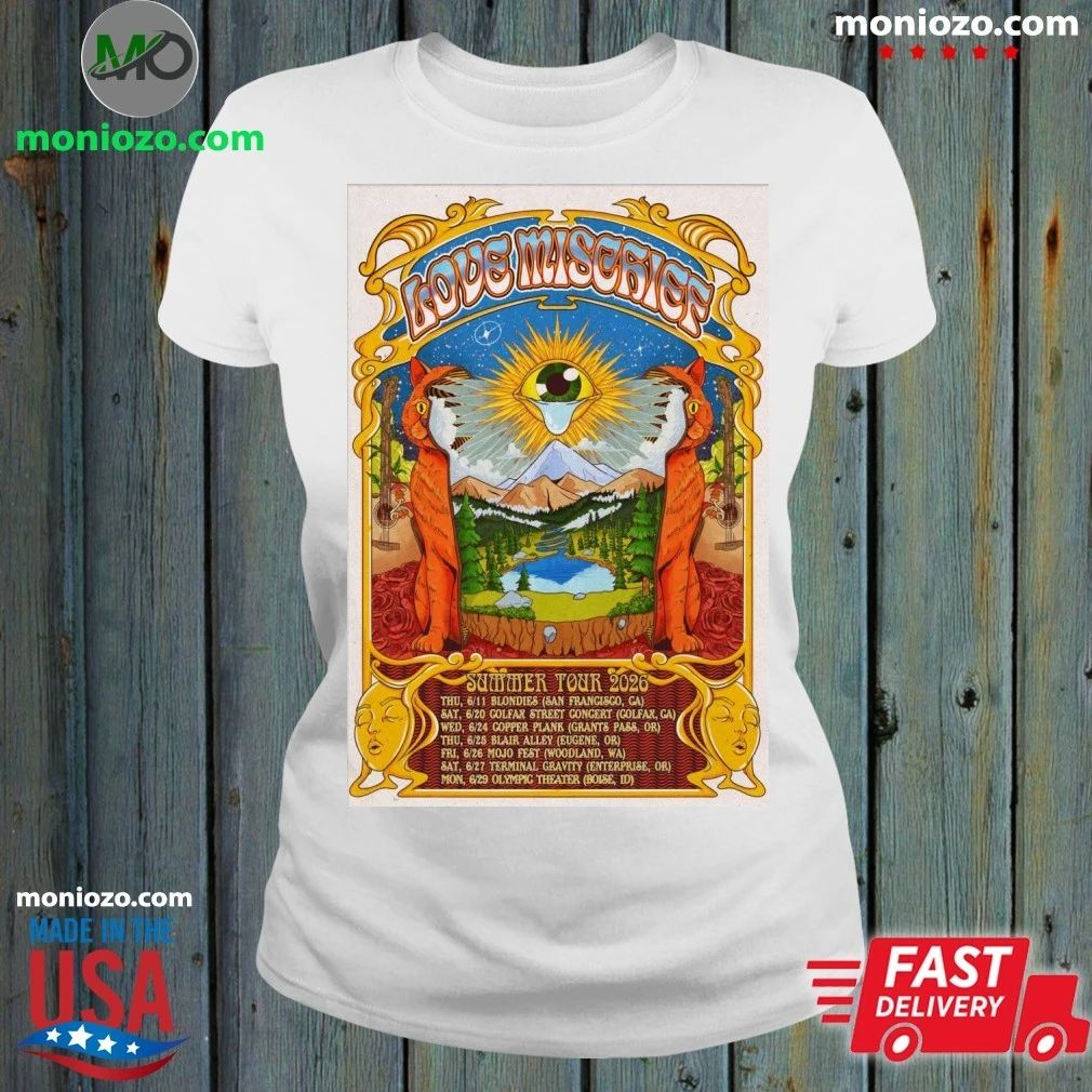 Love Mischief 2026 Summer Shows Poster Shirt