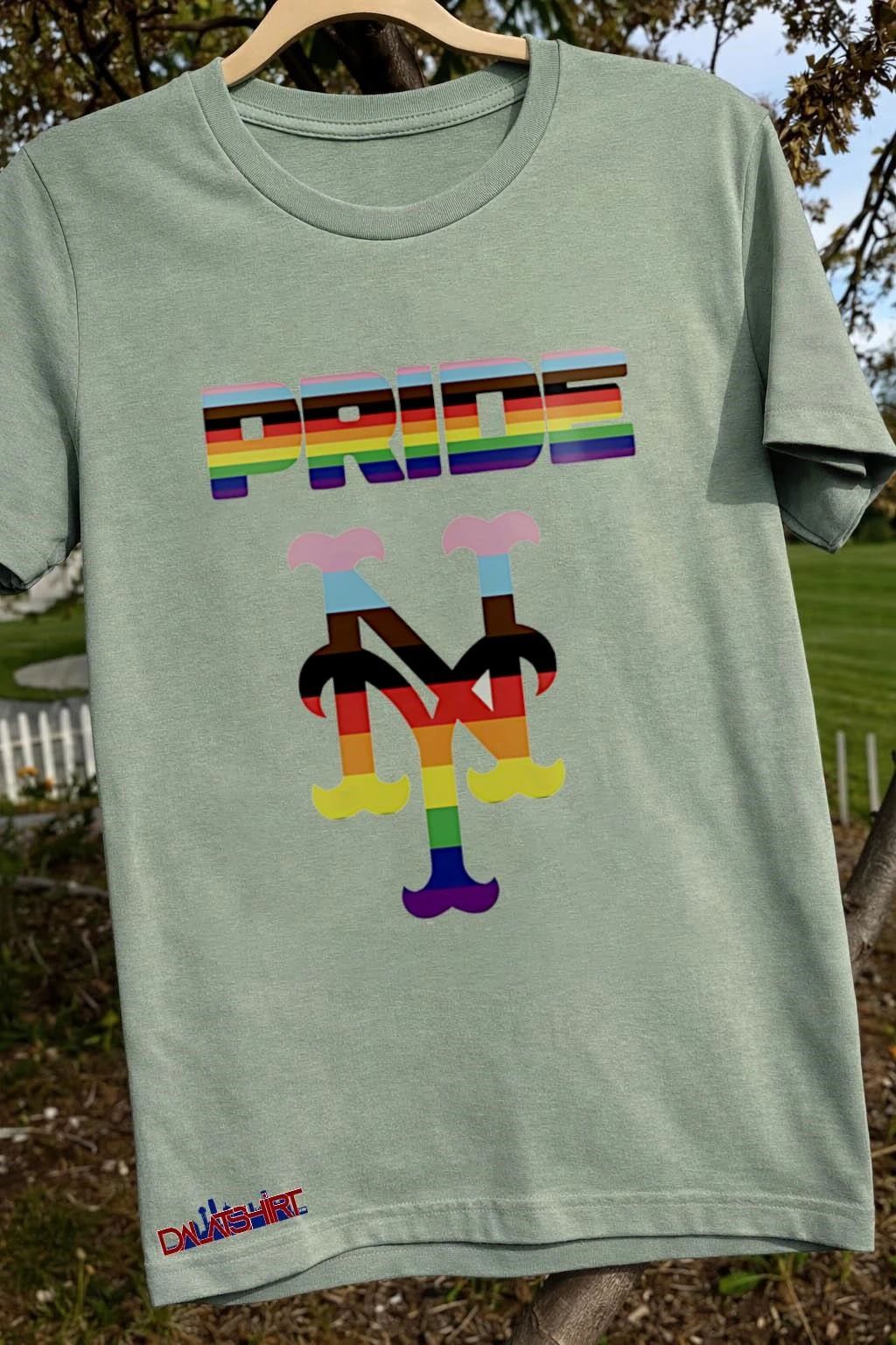 2025 Mets Celebration Pride Month Baseball shirt